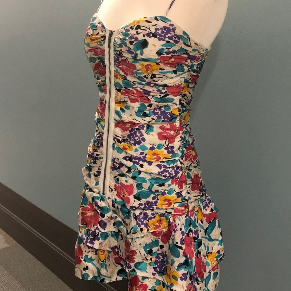 Twelfth Street Cynthia Vincent Y2K floral multi-tier dress - Picture 3 of 4